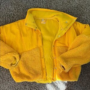 Free people movement  Yellow Sherpa Jacket